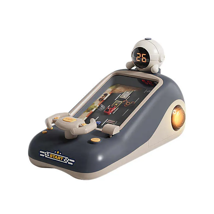 لعبة سباق الأطفال وحدة تحكم لعبة سباق صغيرة سيارة سباق مغامرة وحدة تحكم لعبة الطاولة Kids Racing Game Console Mini Racing Car Adventure Racing Game Console Tabletop Game Console