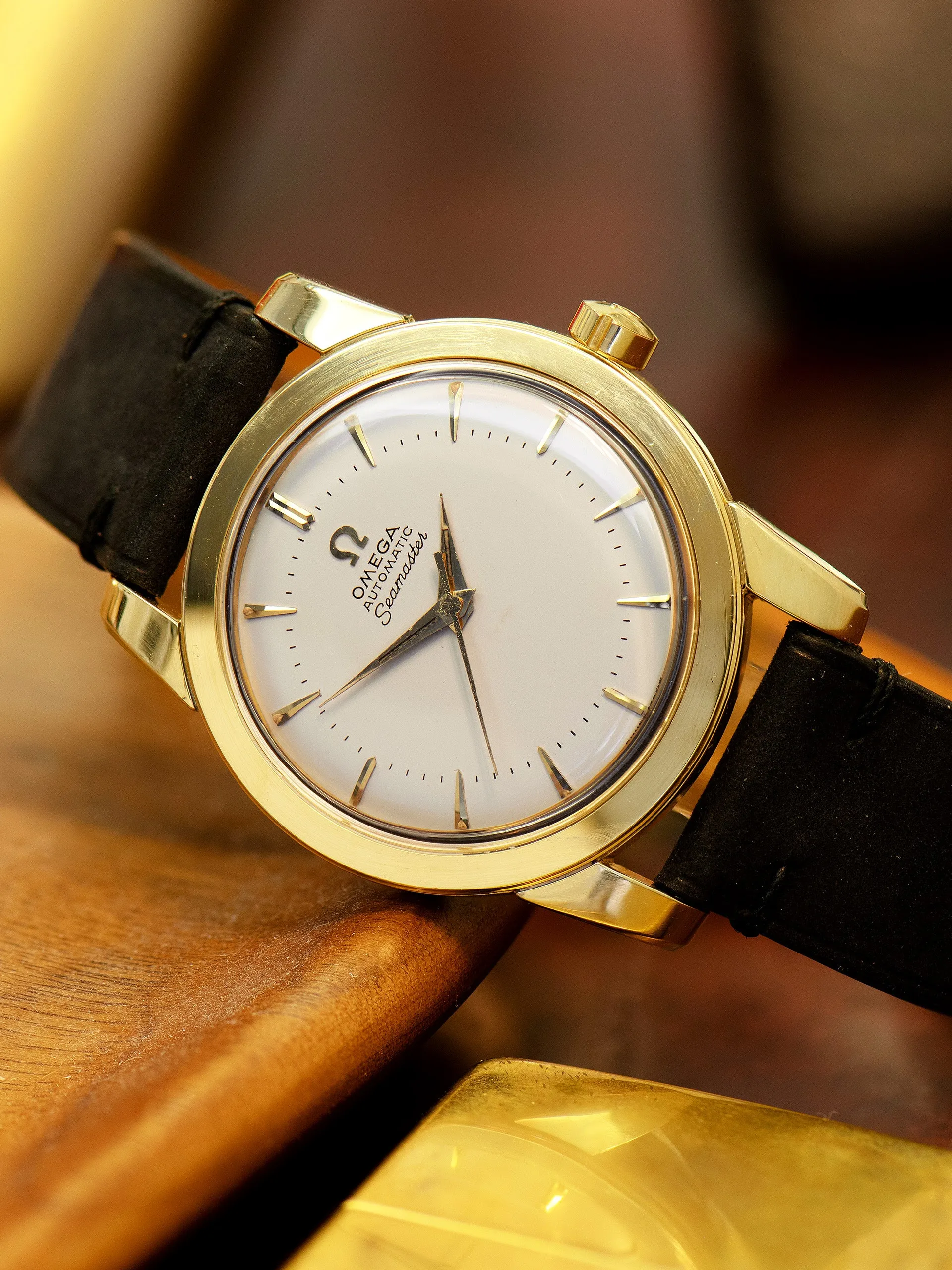 1954 Omega Seamaster Automatic Gold Cap (Ref. 2767-1SC) Cal. 354 "Formerly Awarded to TWA Employee"