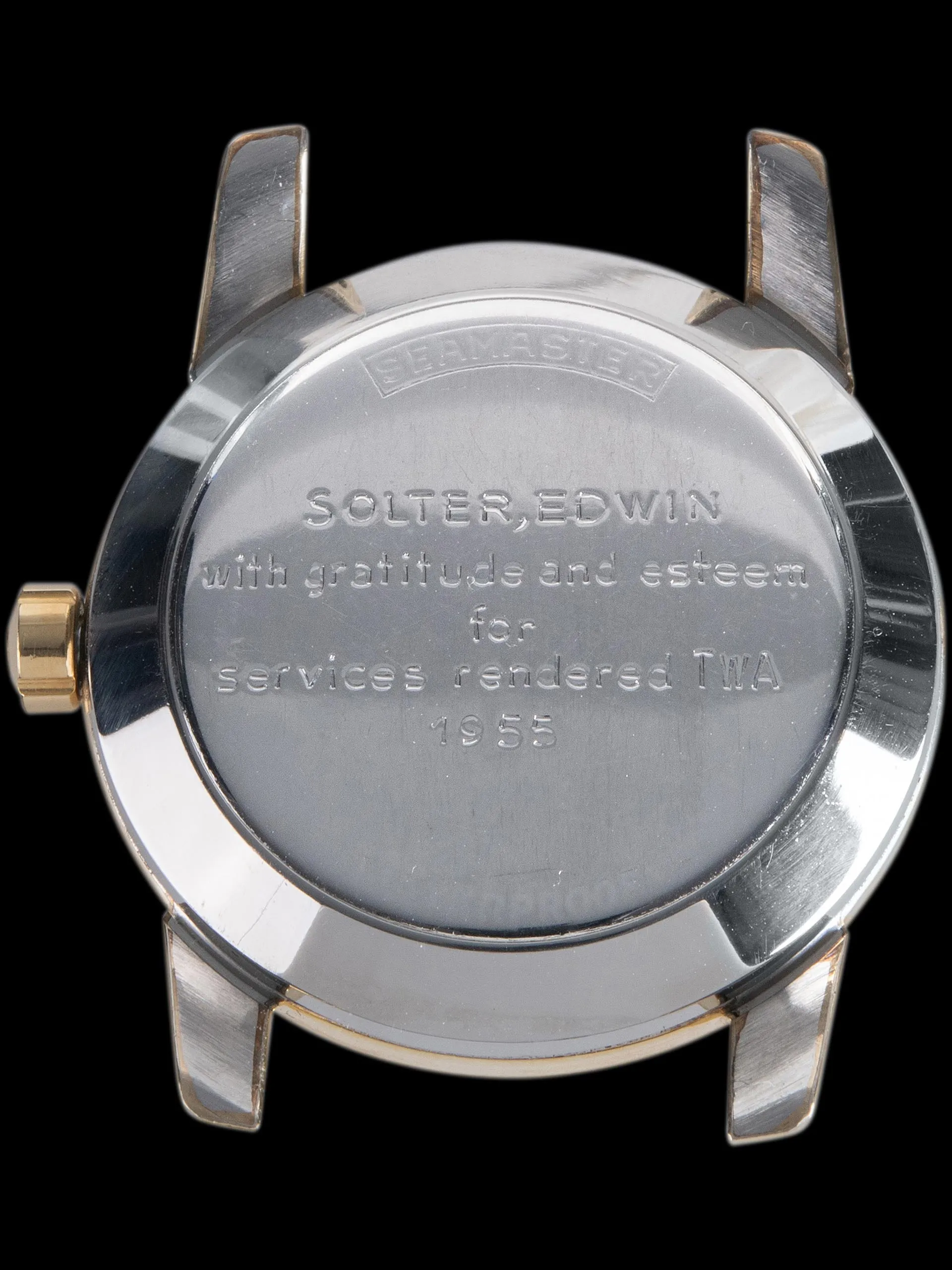 1954 Omega Seamaster Automatic Gold Cap (Ref. 2767-1SC) Cal. 354 "Formerly Awarded to TWA Employee"