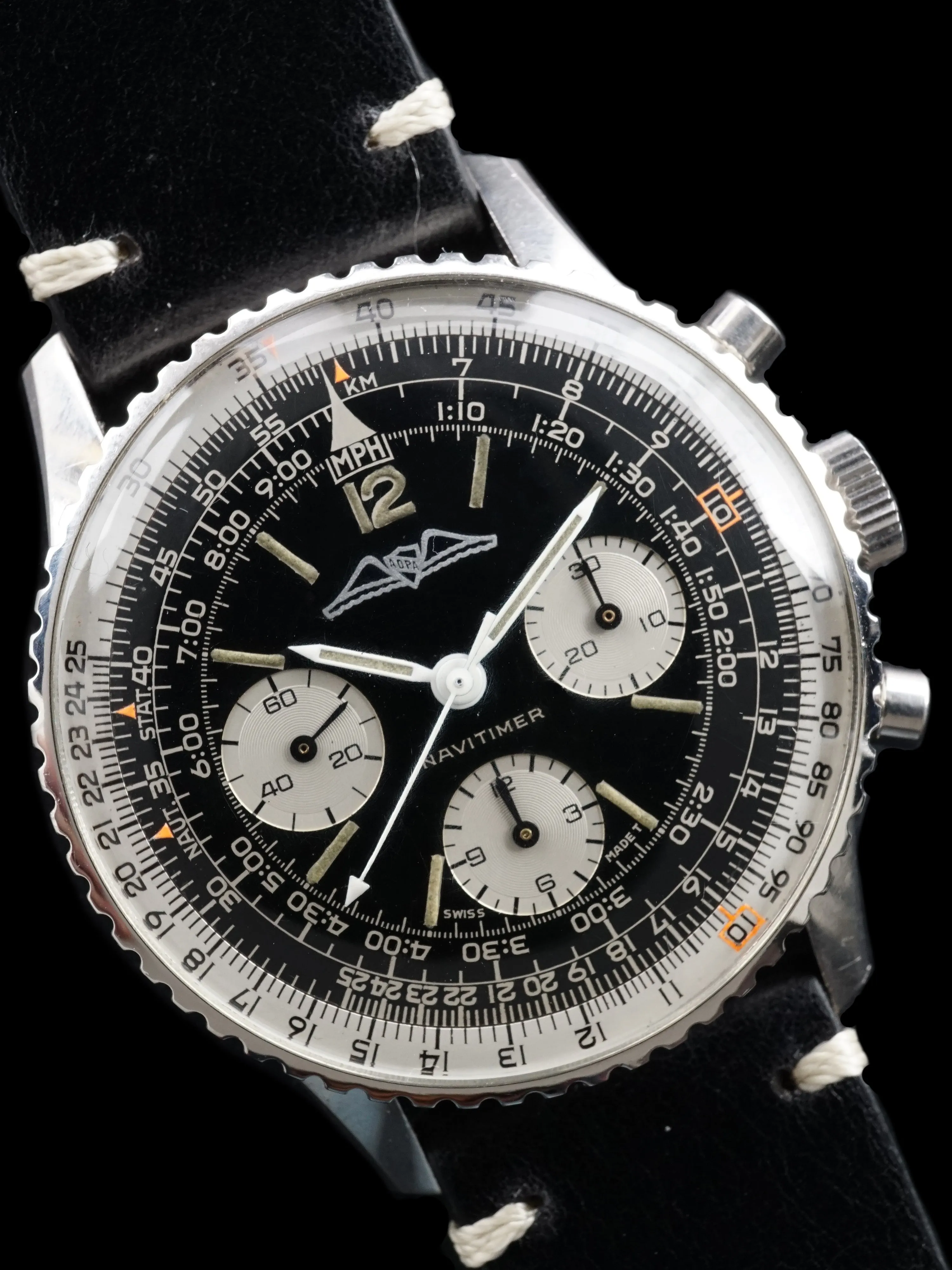 1967 Breitling Navitimer (Ref. 806) AOPA Gilt Dial With Box and Papers