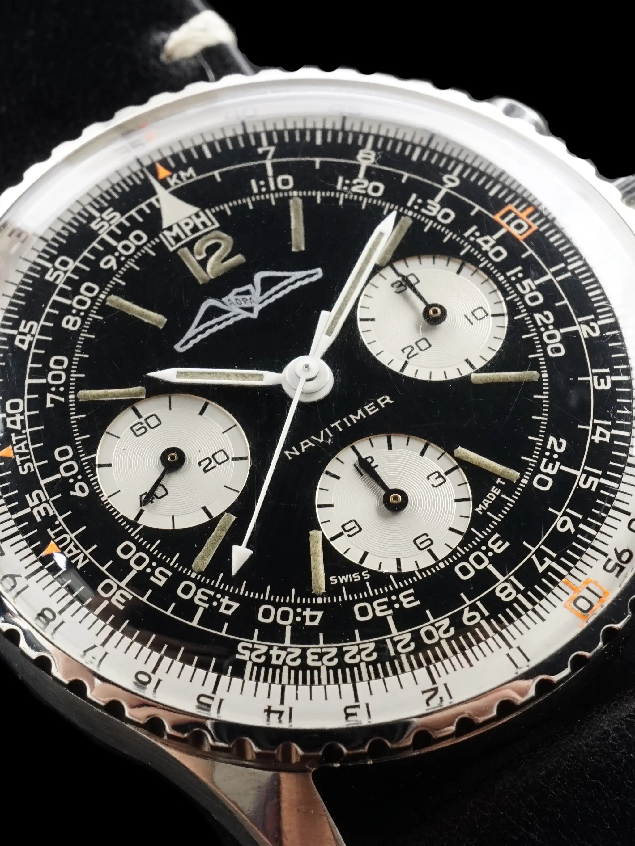 1967 Breitling Navitimer (Ref. 806) AOPA Gilt Dial With Box and Papers