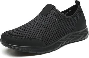 2025 New Walking Shoes for Women Men Hands Free Slip On Running Sneakers,Lightweight No Lace Soft Sole Breathable Sneakers Outdoor Fashion Simple Tennis Shoes with Arch Support