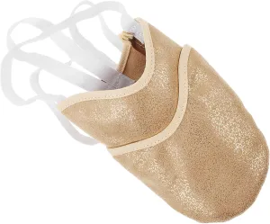 ABOOFAN 1 Pair Half Sole Dance Shoes, Stretchy Canvas Pirouette Shoes for Ballet Lyrical Modern Jazz Dance and Contemporary