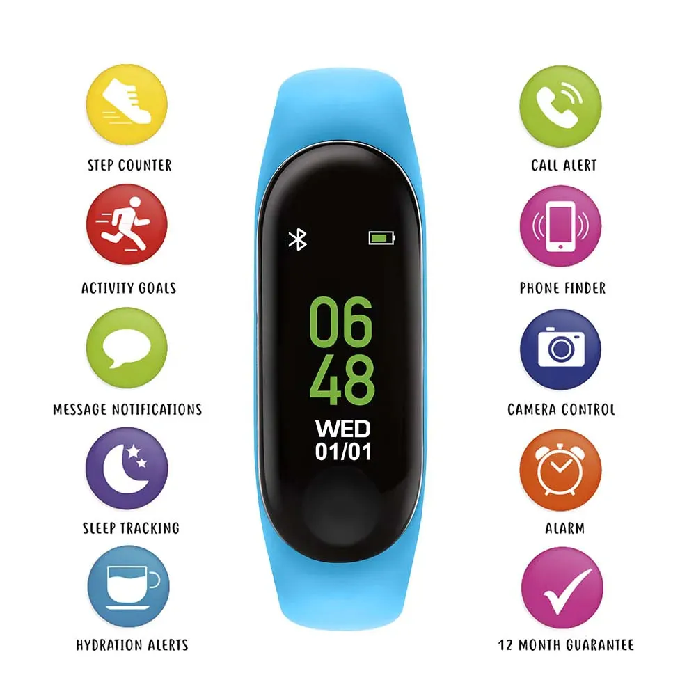 Activity Tracker in Blue