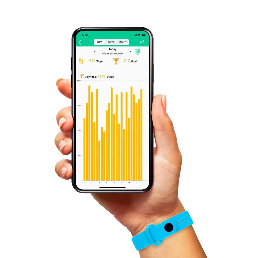 Activity Tracker in Blue