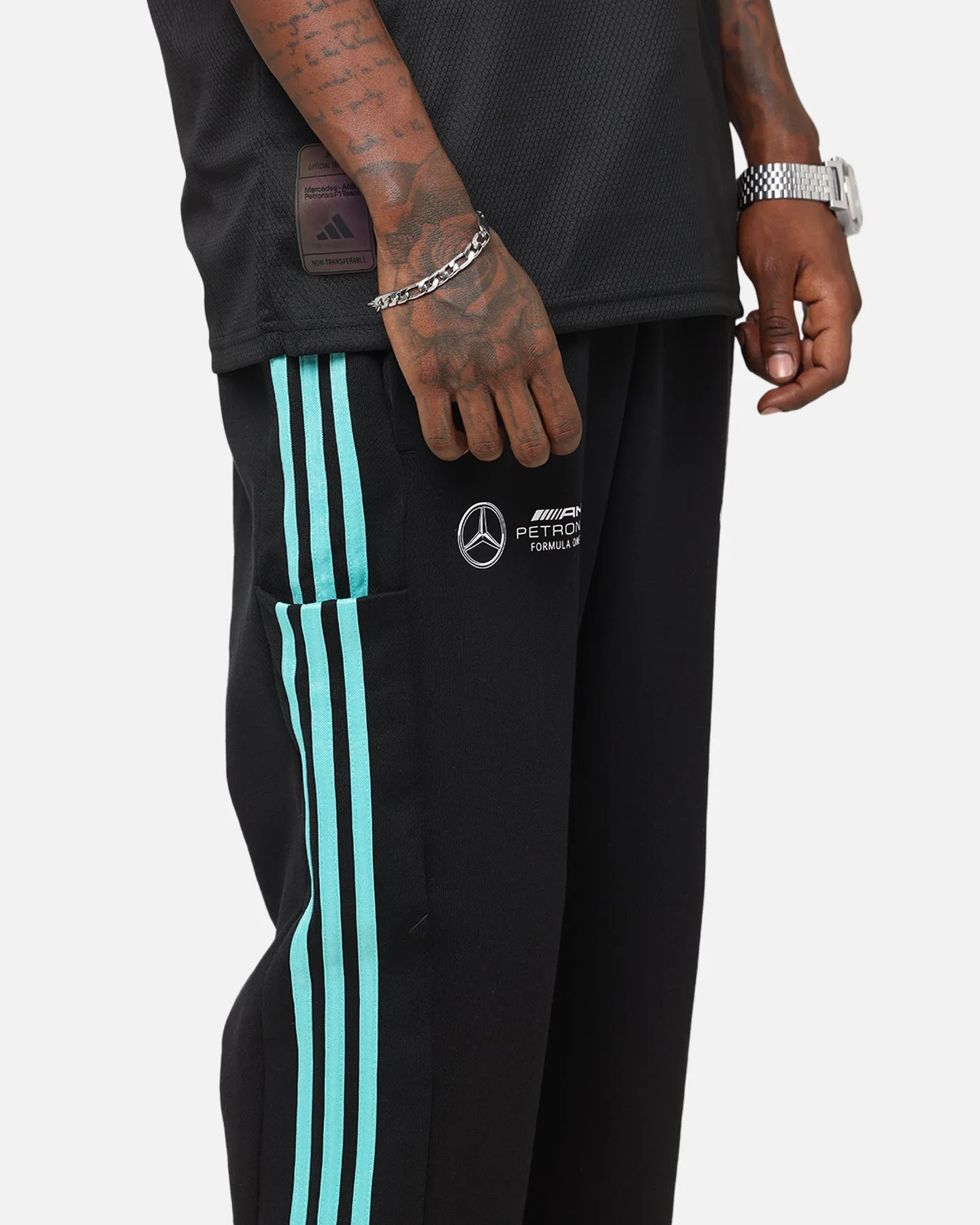 adidas x Mercedes-AMG PETRONAS Formula One F1 DNA Joggers Black/White