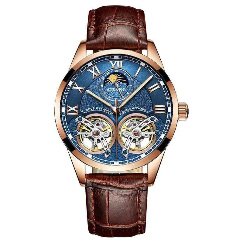 AL8822 Men's Simple Watch - Double Flywheel Automatic Mechanical Wristwatch
