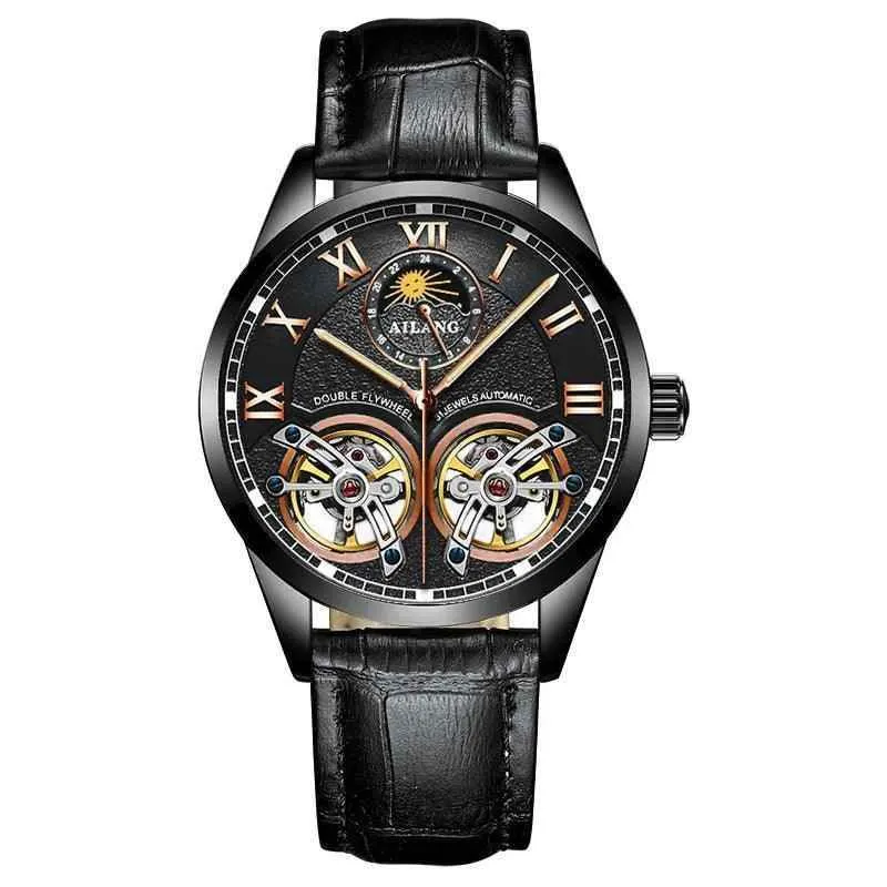 AL8822 Men's Simple Watch - Double Flywheel Automatic Mechanical Wristwatch