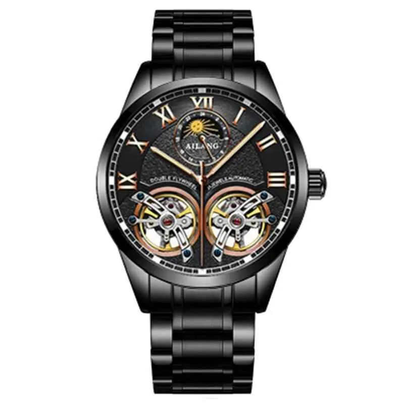 AL8822 Men's Simple Watch - Double Flywheel Automatic Mechanical Wristwatch