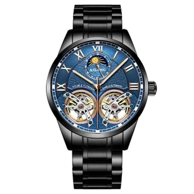 AL8822 Men's Simple Watch - Double Flywheel Automatic Mechanical Wristwatch