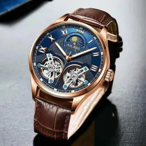 AL8822 Men's Simple Watch - Double Flywheel Automatic Mechanical Wristwatch