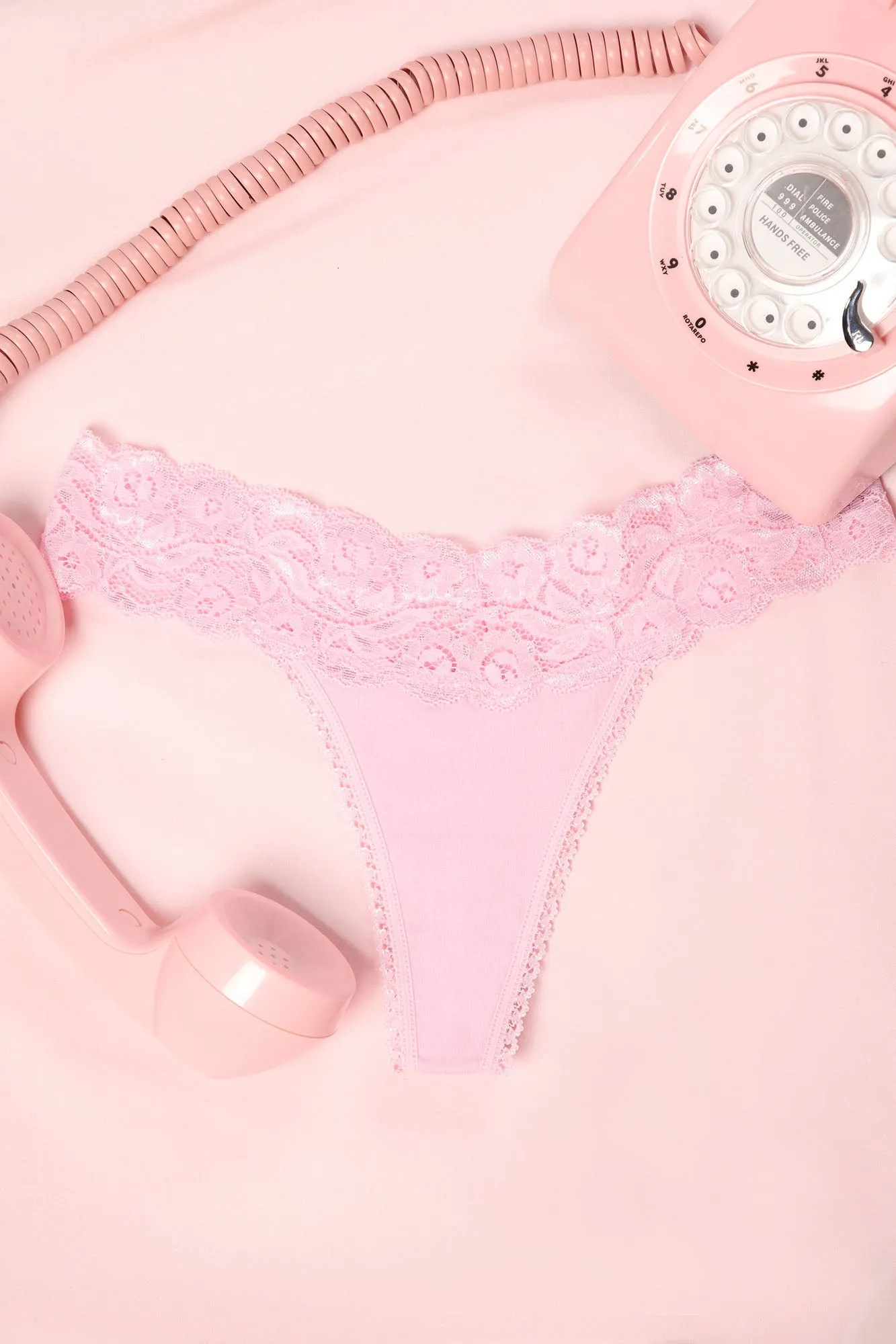 Almost Everyday Lace Thong Panty - Lilac