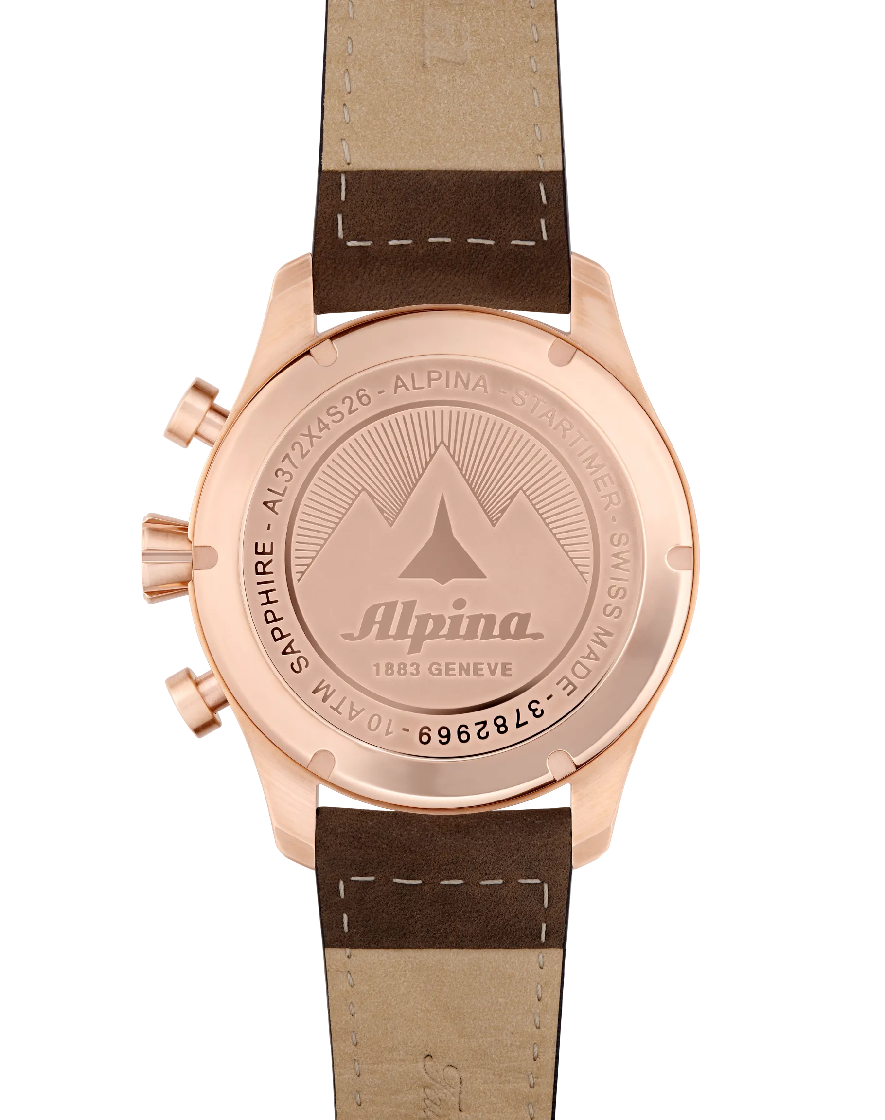 Alpina Startimer Pilot Chronograph Watch AL-372NB4S4