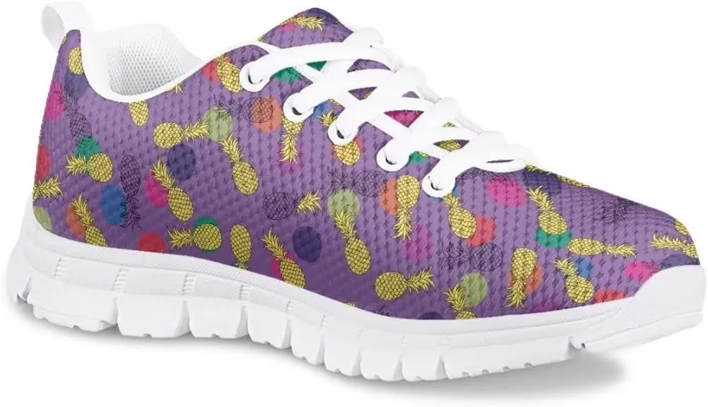 AmzPrint 3D Printing Fire Soccer Shoes for Little Girls School Sport Jogging Gym Fashion Running Walking Sneakers 3