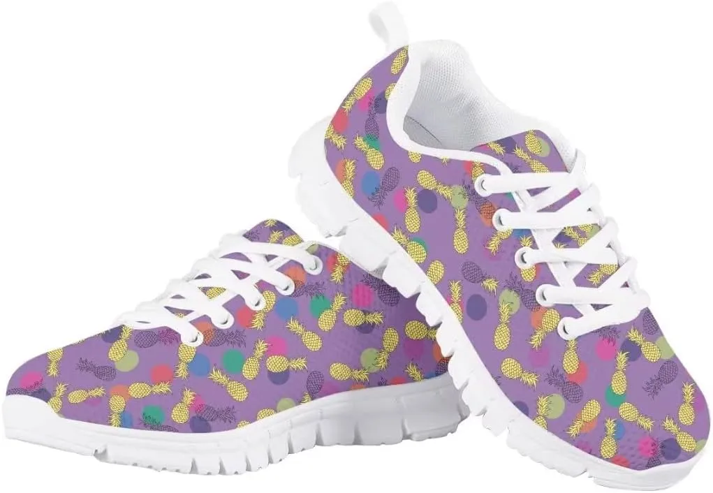 AmzPrint 3D Printing Fire Soccer Shoes for Little Girls School Sport Jogging Gym Fashion Running Walking Sneakers 3
