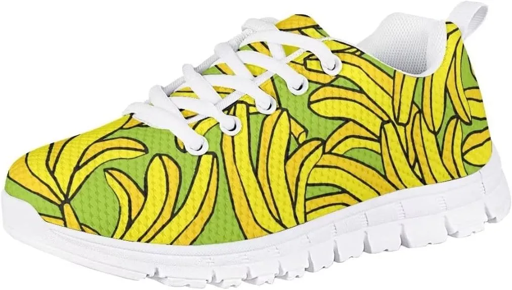 AmzPrint 3D Printing Silver Mermaid Fish Scale Athletic Shoes Girls Size 1 for Middle School Lightweight Running Sneakers