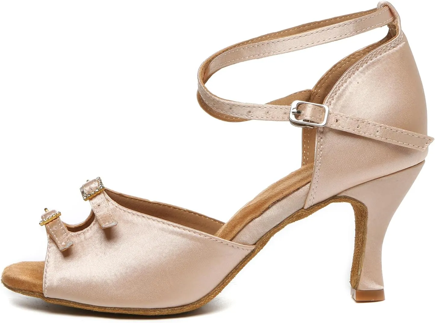 AOQUNFS Latin Dance Shoes Ballroom Salsa Practice Performance Dancing Shoes for Women,Model L622