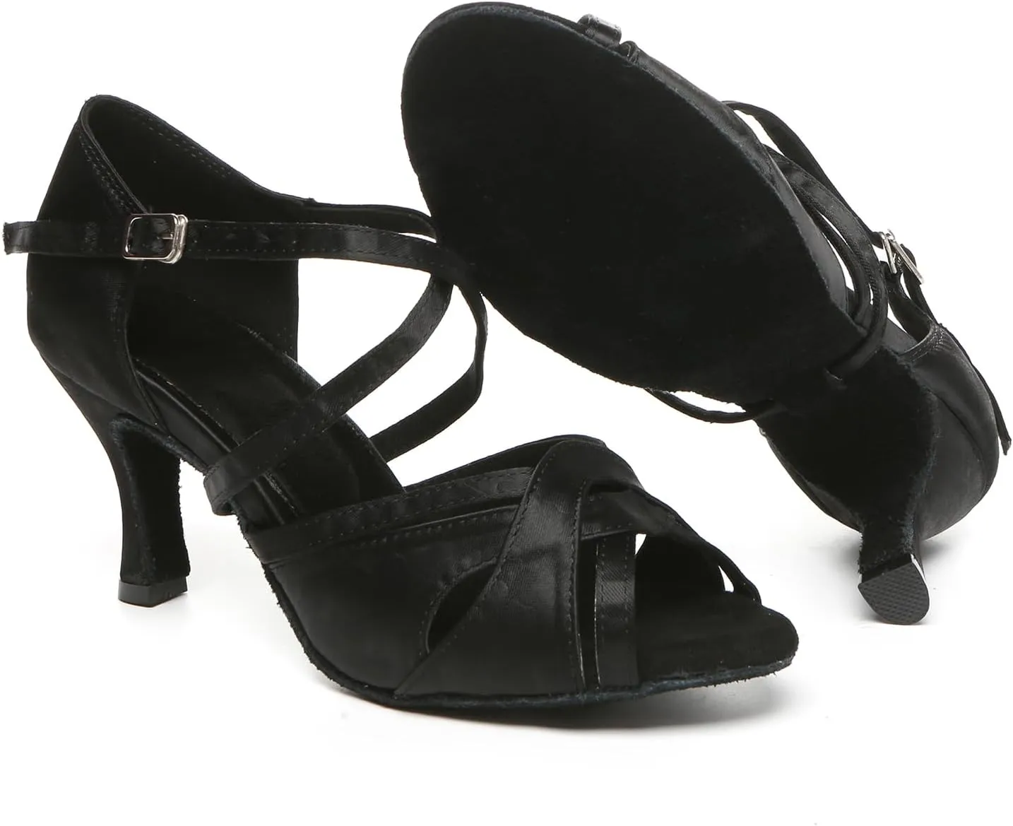 AOQUNFS Latin Dance Shoes Ballroom Salsa Practice Performance Dancing Shoes for Women,Model L623
