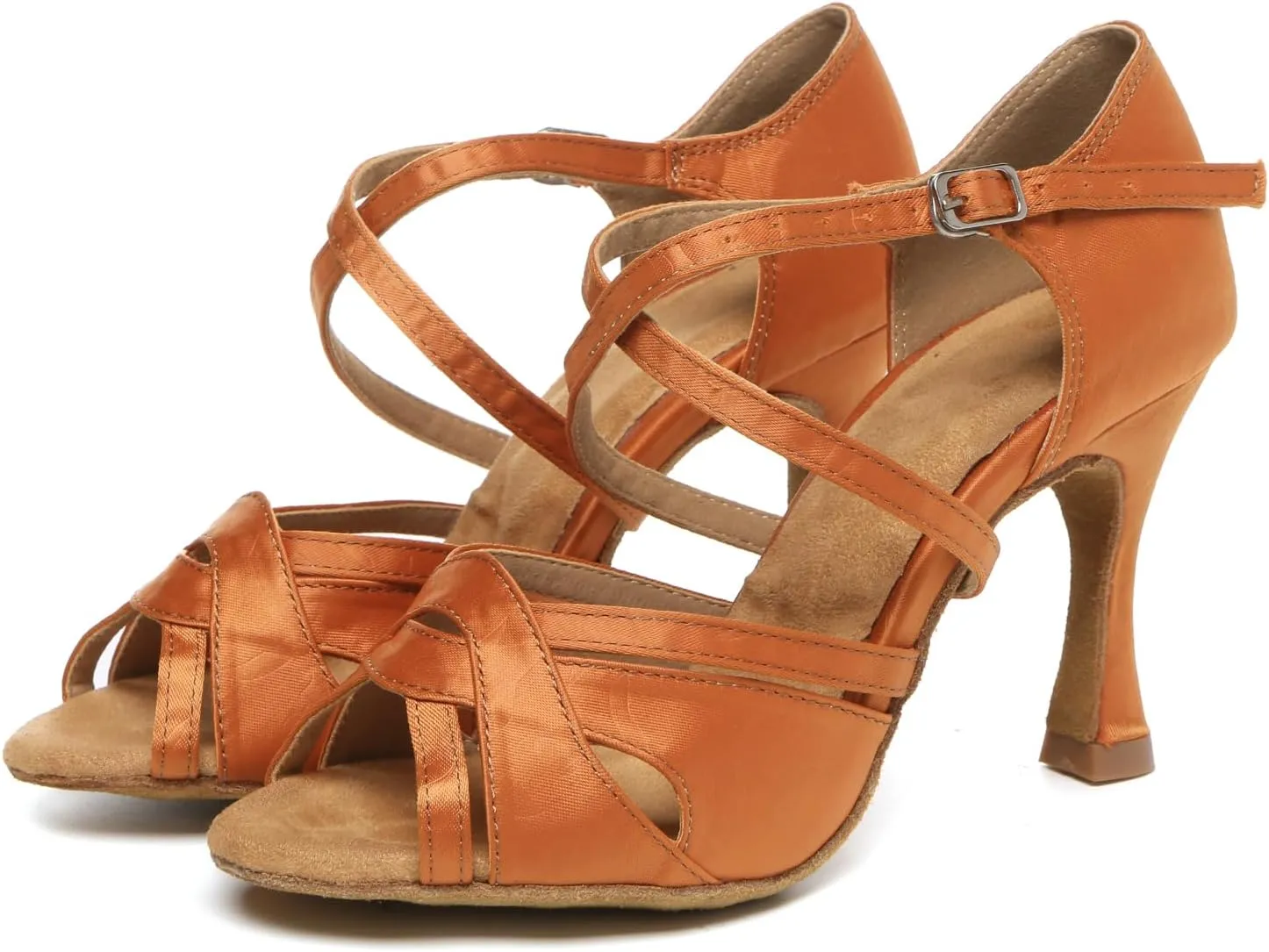 AOQUNFS Latin Dance Shoes Ballroom Salsa Practice Performance Dancing Shoes for Women,Model L623