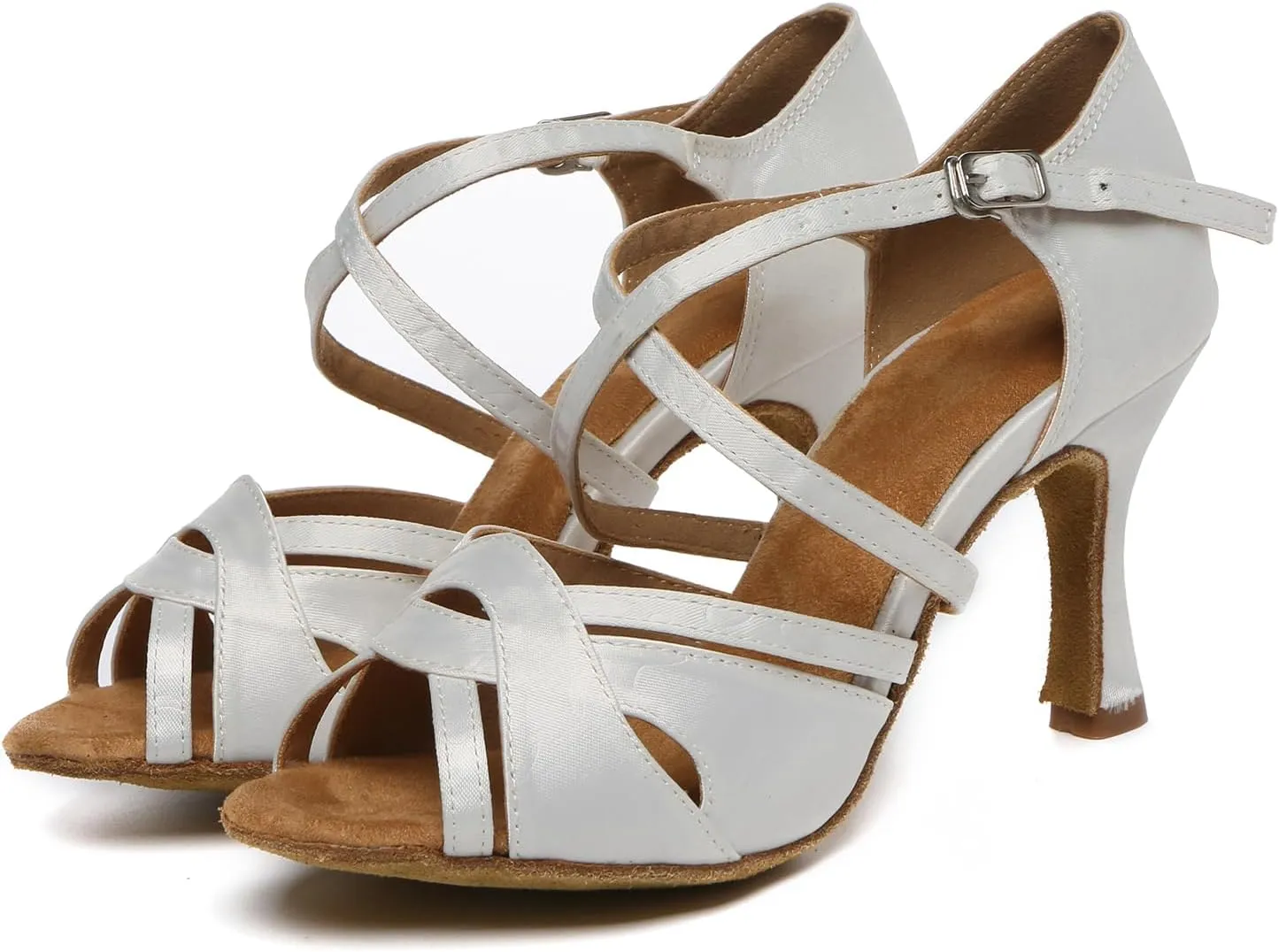 AOQUNFS Latin Dance Shoes Ballroom Salsa Practice Performance Dancing Shoes for Women,Model L623