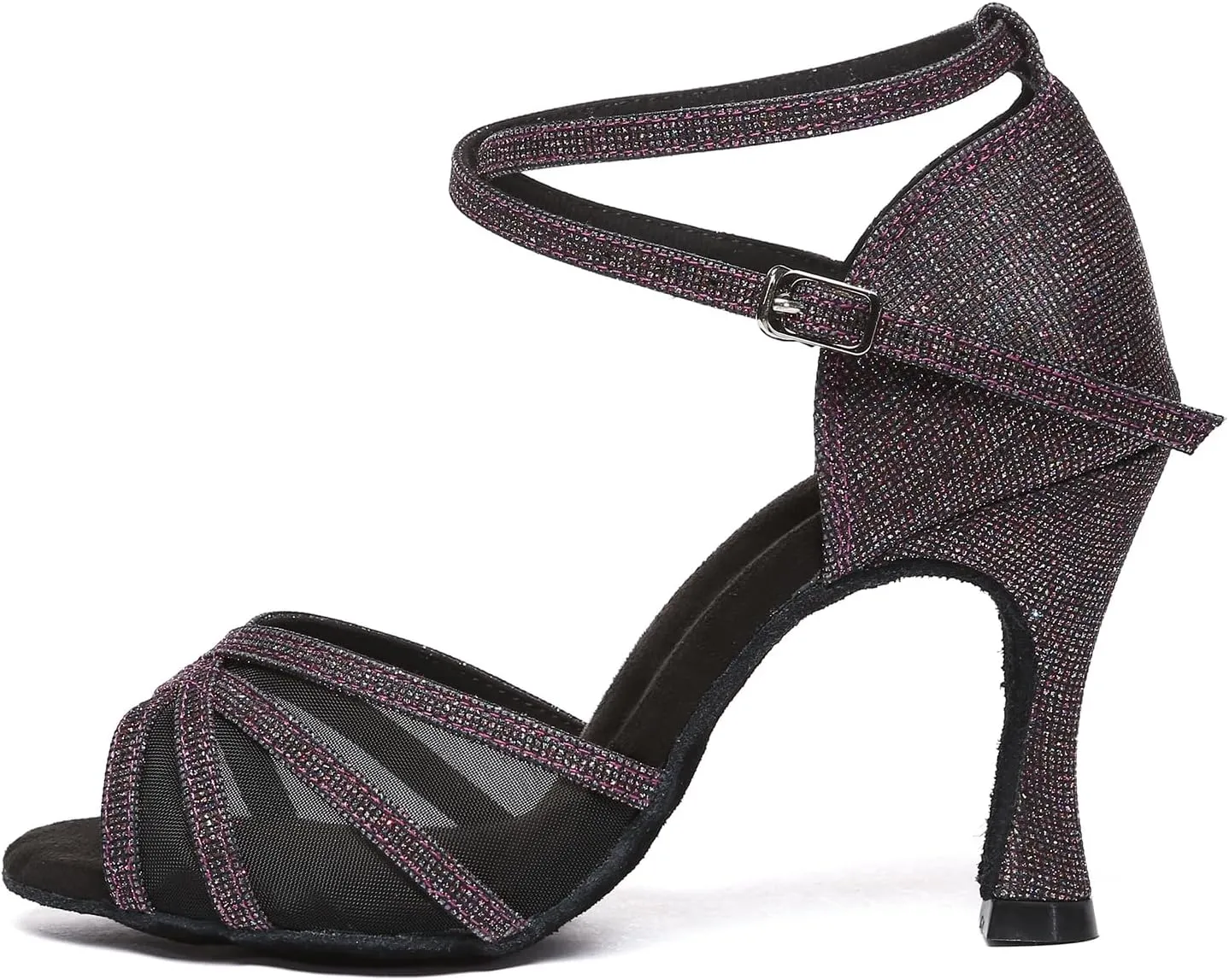 AOQUNFS Women Latin Dance Shoes Ballroom Salsa Practice Performance Dancing Shoes,Model D46
