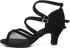 AOQUNFS Women's Latin Dance Shoes Ballroom Salsa Practice Performance Dancing Shoes,Model D47