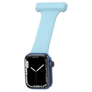 Apple Watch (38/40/SE/41/42mm) Sygepleje Silikone Urrem - Blå