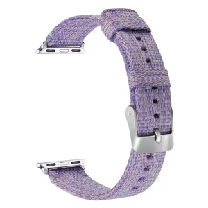 Apple Watch (45mm) simple nylon watch strap - Purple