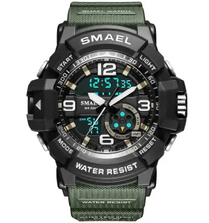 army green Men outdoor leisure sports waterproof watch AZ21014