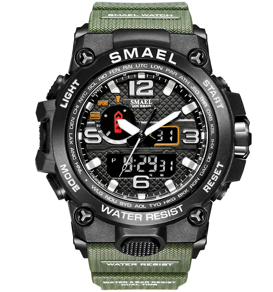armygreen Outdoor waterproof sports men's watch AZ21190