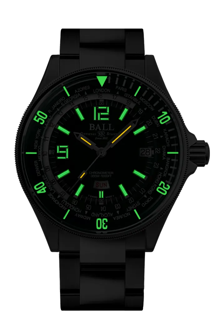 BALL Engineer Master II Diver Worldtime (42mm)  DG2232A-SC-GR