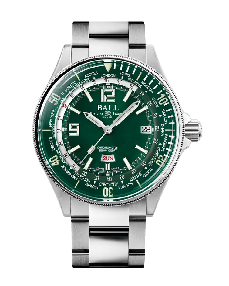 BALL Engineer Master II Diver Worldtime (42mm)  DG2232A-SC-GR