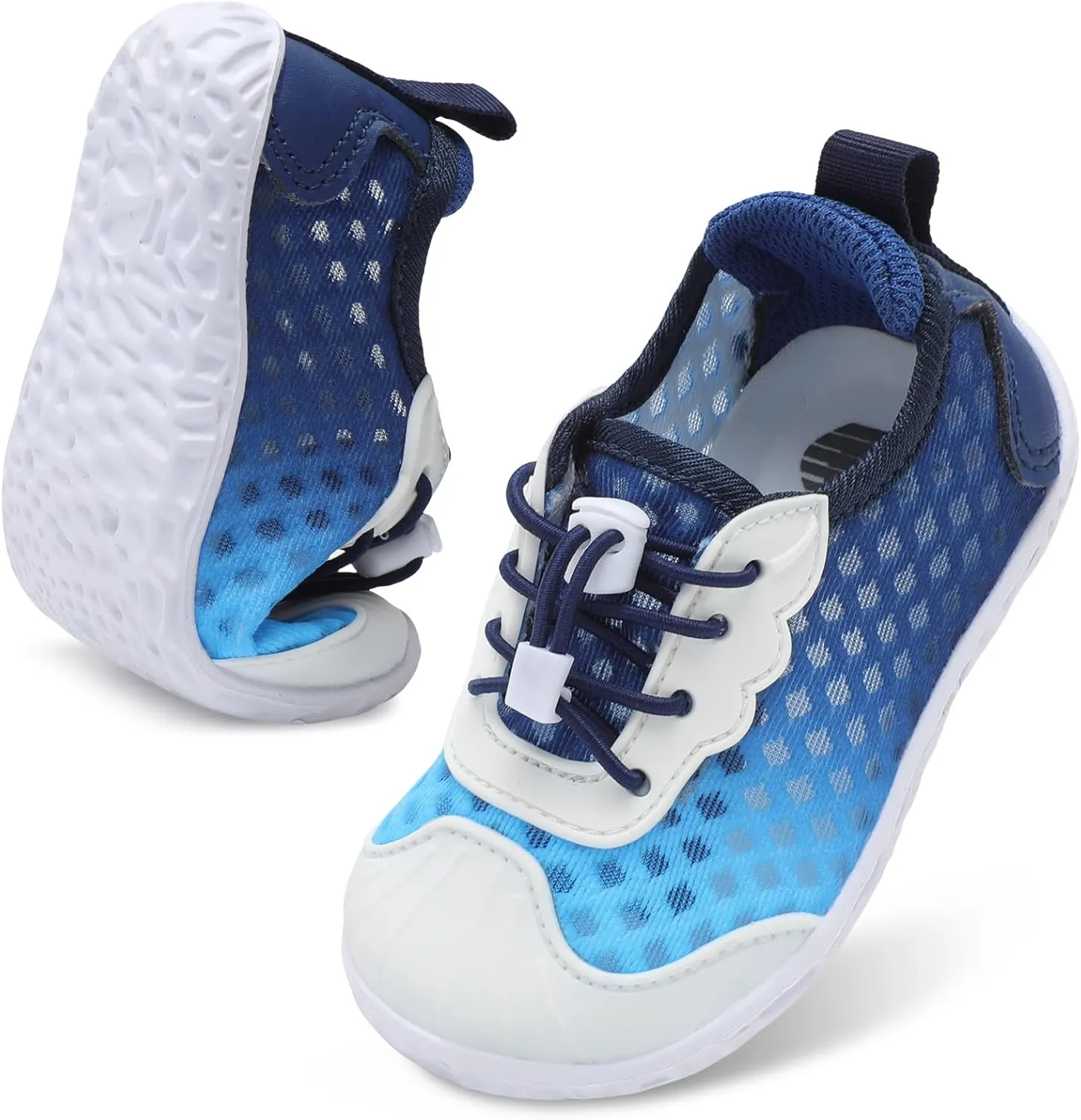 BARERUN Toddler Water Shoes Barefoot Kids Water Shoes Boys Girls Aqua Socks Quick-Dry Breathable Toddler Sandals Slip on Indoor Outdoor Walking Shoes for Beach Swim Pool