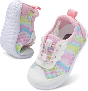 BARERUN Toddler Water Shoes Barefoot Kids Water Shoes Boys Girls Aqua Socks Quick-Dry Breathable Toddler Sandals Slip on Indoor Outdoor Walking Shoes for Beach Swim Pool
