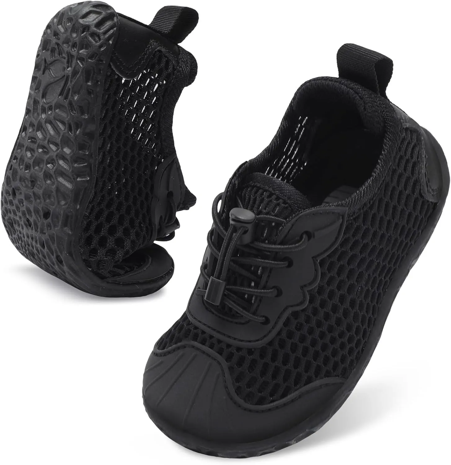 BARERUN Toddler Water Shoes Barefoot Kids Water Shoes Boys Girls Aqua Socks Quick-Dry Breathable Toddler Sandals Slip on Indoor Outdoor Walking Shoes for Beach Swim Pool