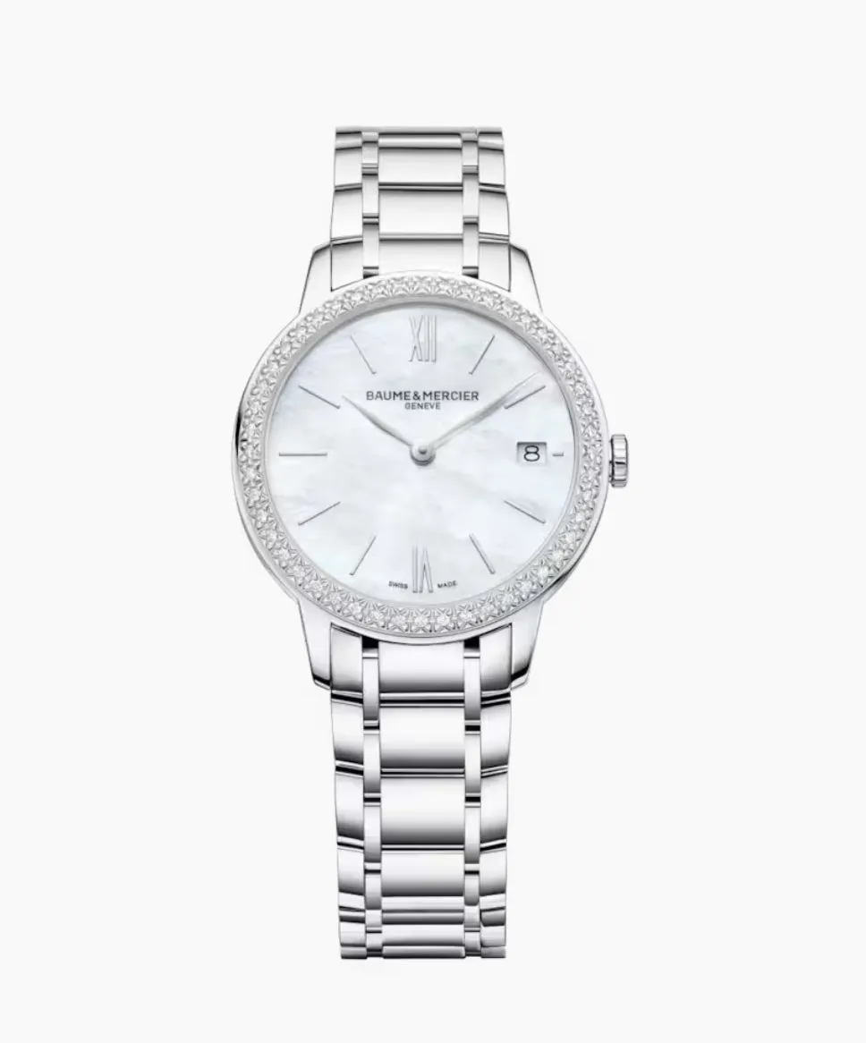 BAUME & MERCIER-Classima 10478

QUARTZ WATCH, DATE DISPLAY, DIAMOND-SET - 31 MM M0A10478