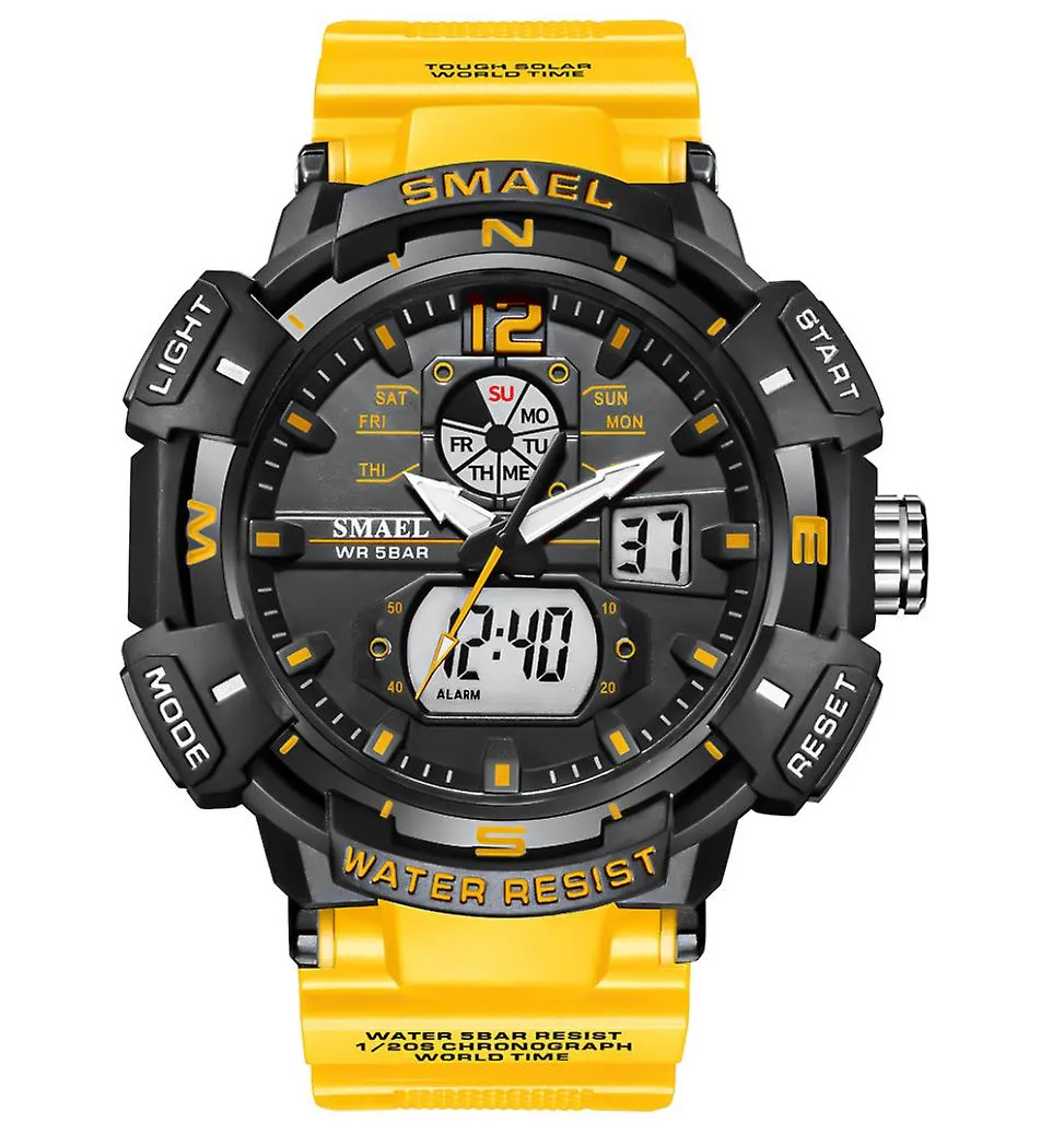 black blue Men's outdoor waterproof sports watch, with Timing AZ17462