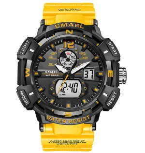 black blue Men's outdoor waterproof sports watch, with Timing AZ17462