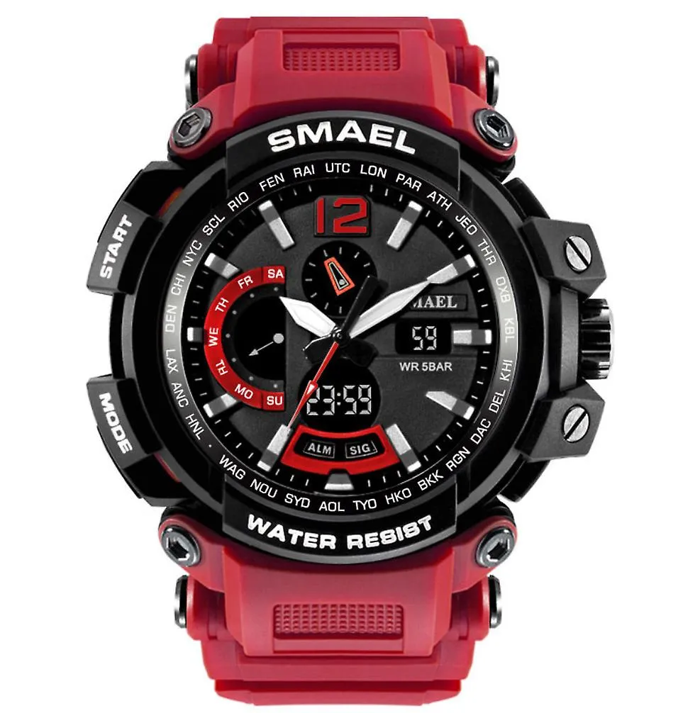 black Fashion sports outdoor waterproof luminous men's watch AZ19987