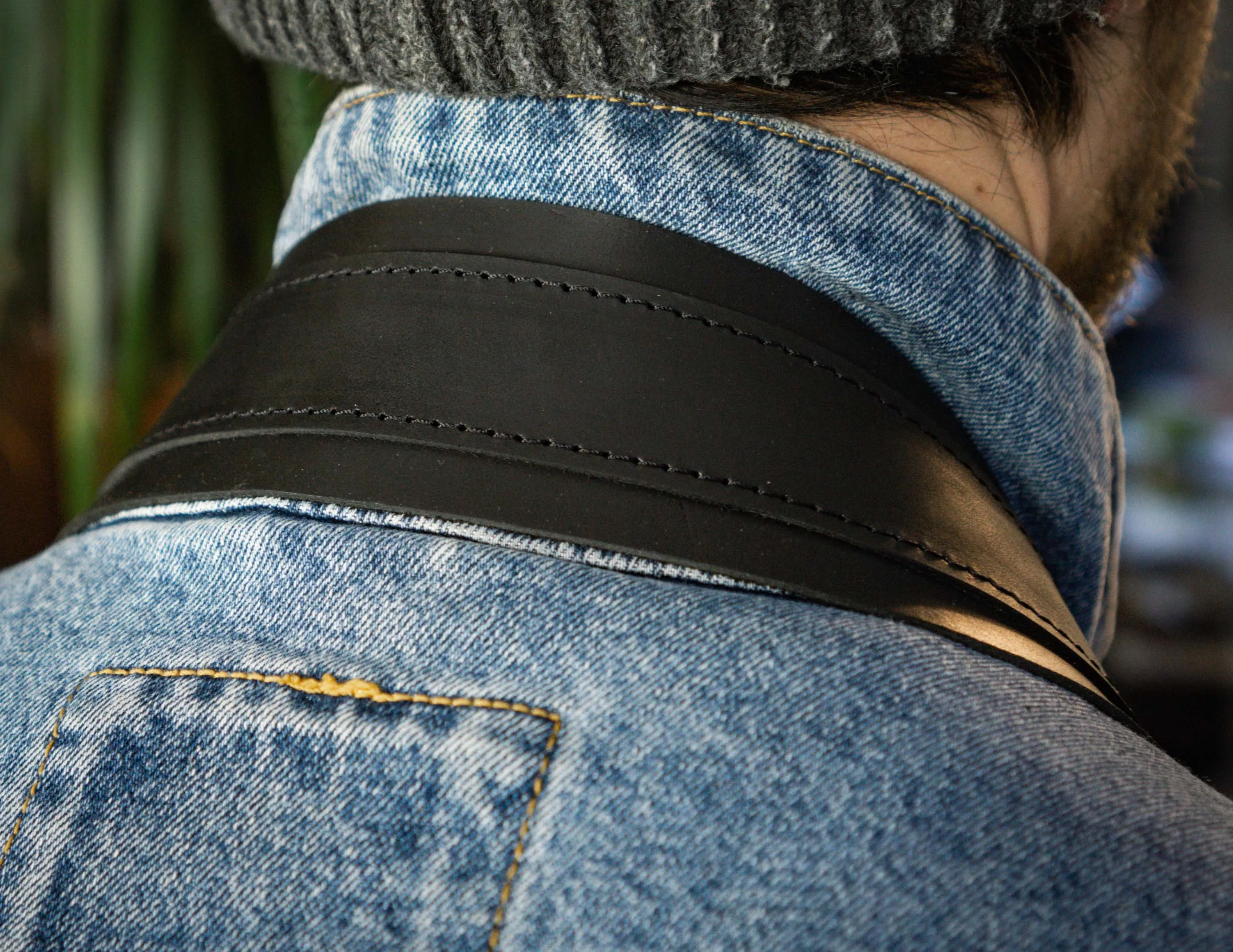 Black Leather Camera Strap | Camera Harness | Gift for Photographer