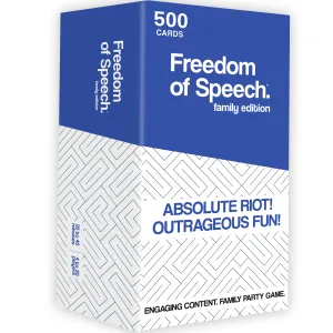 Board Game Freedom of Speech Family Edition - Guess The Word