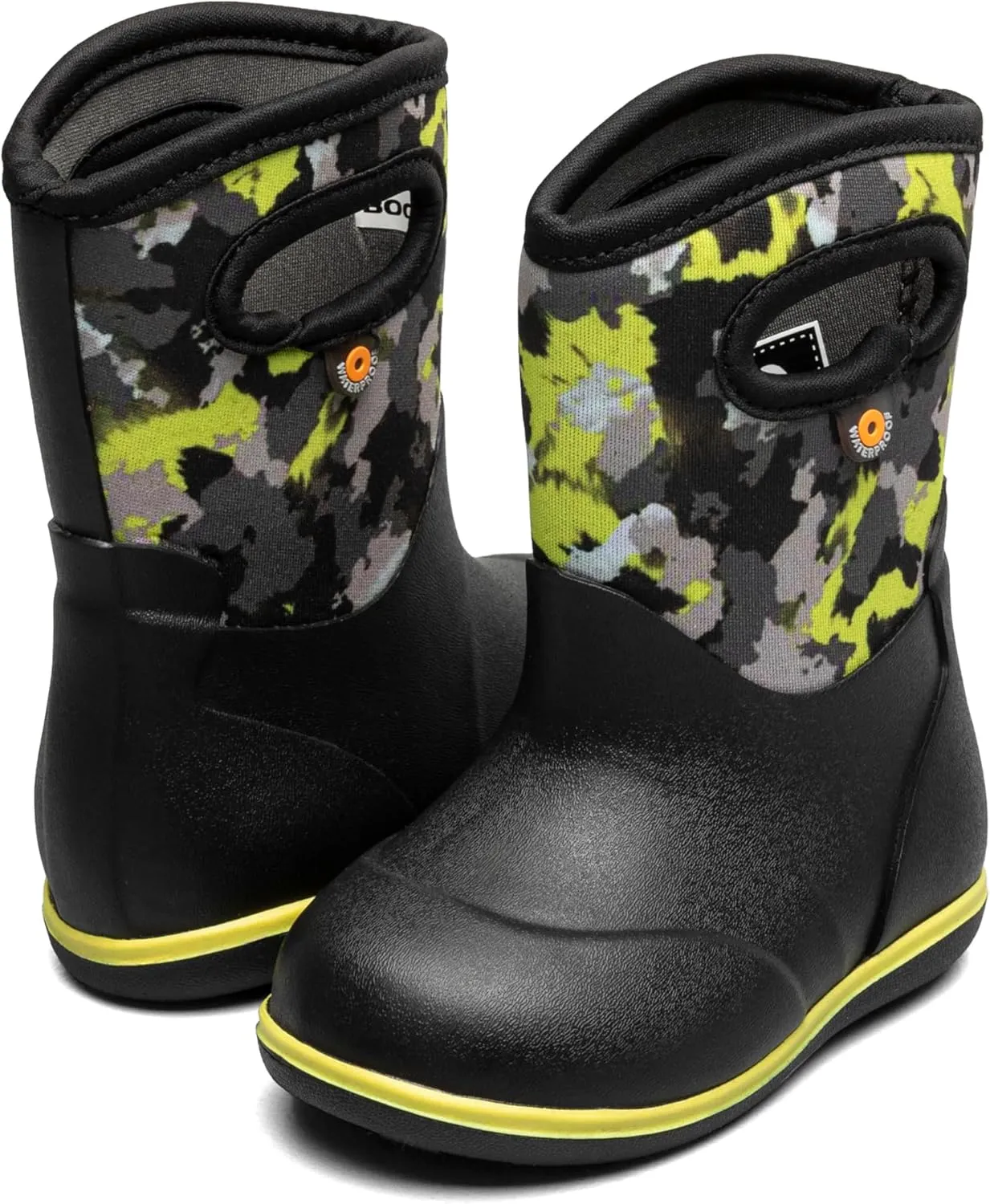 BOGS Unisex-Child Classic-Camo Textues (Toddler) Rain Boot