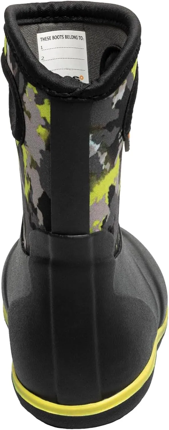 BOGS Unisex-Child Classic-Camo Textues (Toddler) Rain Boot