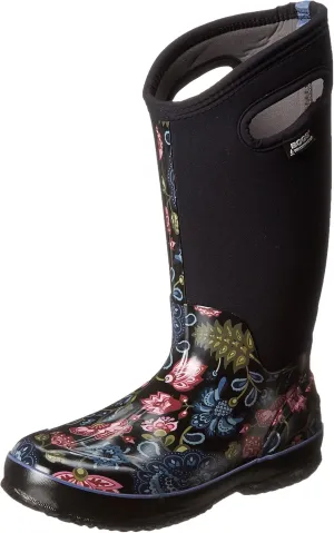 Bogs Women's Classic Tall Winter Blooms-W