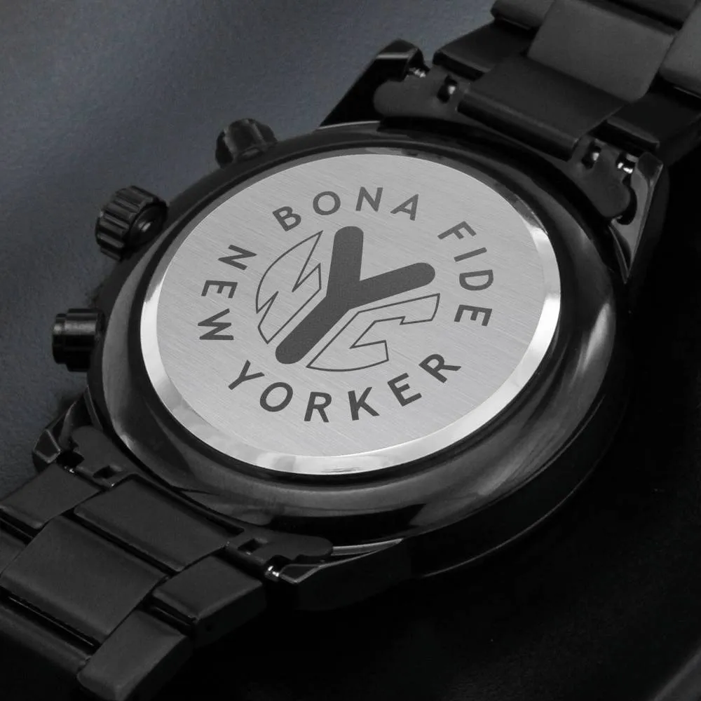 Bona Fide New Yorker NYC Chronograph Watch