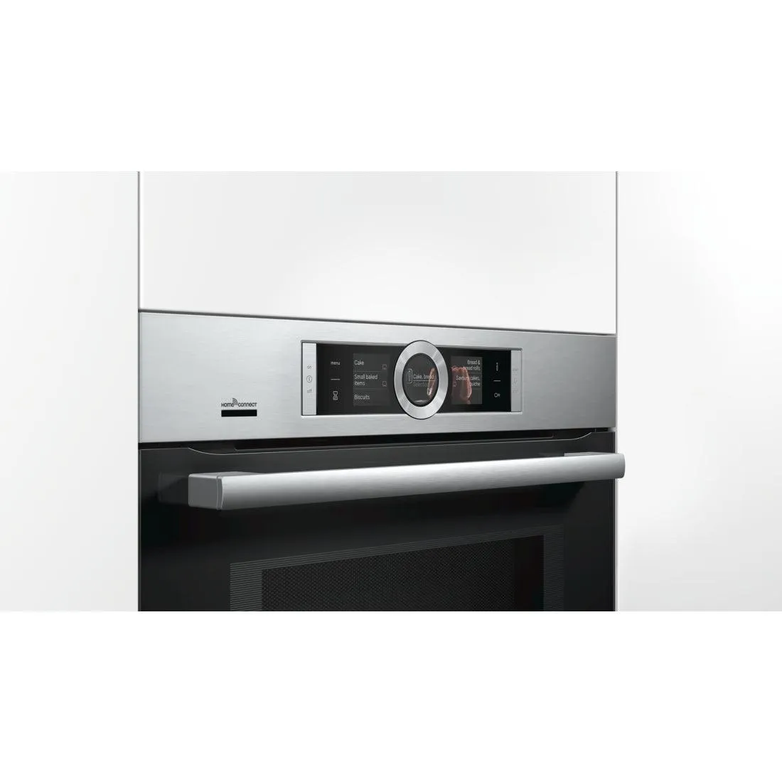 Bosch Serie 8 Built-In Electric Combi Microwave - Stainless steel | CMG656BS6B