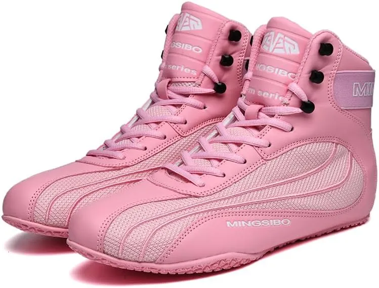 Boxing Shoes for Men and Youth, Anti-Slip Wrestling Shoes Men Youth Wrestling Shoes Training,Lightweight and Breathable Green Wrestling Boots