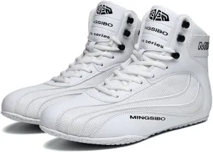 Boxing Shoes for Men and Youth, Anti-Slip Wrestling Shoes Men Youth Wrestling Shoes Training,Lightweight and Breathable Green Wrestling Boots