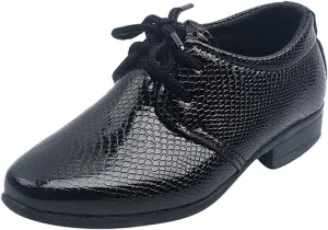 Boys Sneakers Soft Leather Performance Casual Lace Up British Style Shoes for Active Children Lightweight Comfort