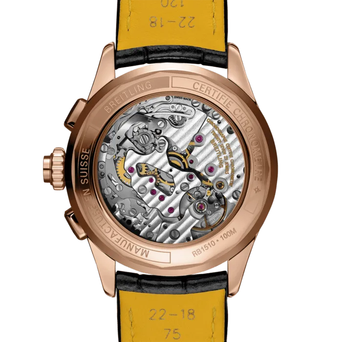 Breitling Premier B15 Chronograph Duograph 42 18K Red Gold Men's Watch